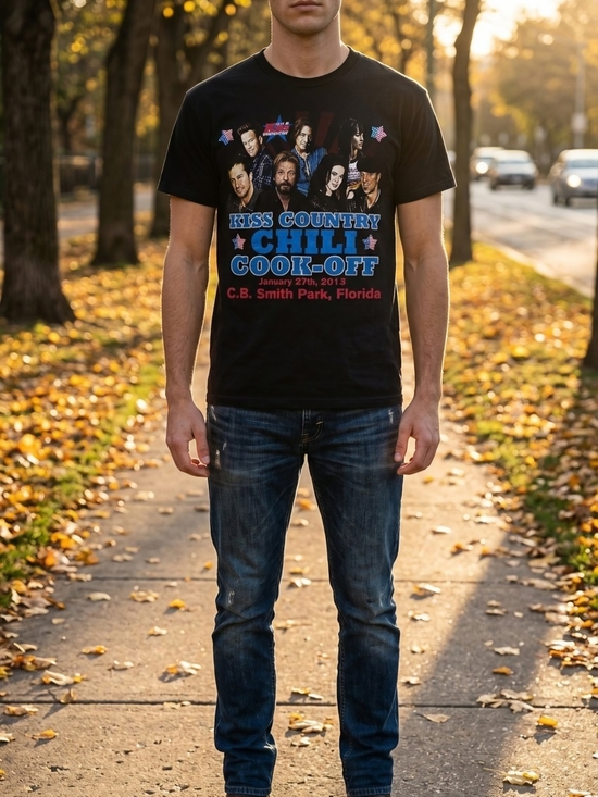 Other - 📣2013 🎶 Luke Bryan Kasey R Dunn FL GA - Thompson🟥 Kiss Graphic Tee SZ Large